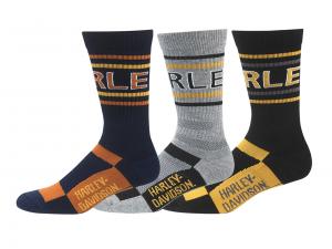 Mens Vented Riding Sock 3-Pack Set WOLD99232970-990